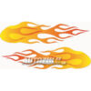 Samolepka "Plameň" žltý AutoZulu Tuning.Cool