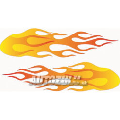 Samolepka "Plameň" žltý AutoZulu Tuning.Cool