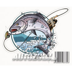 Samolepka "Rybár" AutoZulu Tuning.Cool