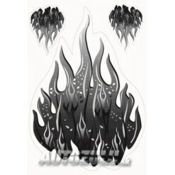 Samolepka "plameň set" V2  Tuning.Cool