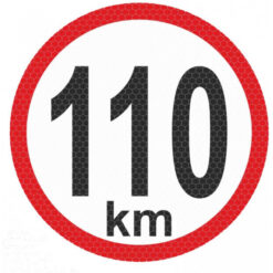 Samolepka reflexná malá - 110km AutoZulu Tuning.Cool