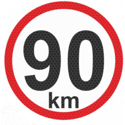 Samolepka reflexná malá - 90km AutoZulu Tuning.Cool