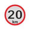 Samolepka reflexná veľká - 20km AutoZulu Tuning.Cool