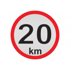 Samolepka reflexná veľká - 20km AutoZulu Tuning.Cool