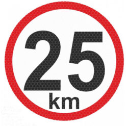 Samolepka reflexná veľká - 25km AutoZulu Tuning.Cool