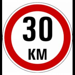 Samolepka reflexná veľká - 30km AutoZulu Tuning.Cool