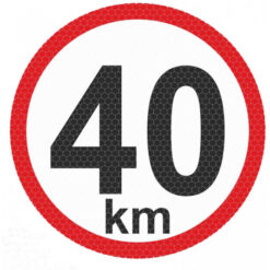 Samolepka reflexná veľká - 40km AutoZulu Tuning.Cool
