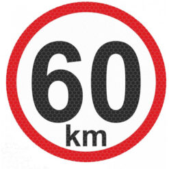 Samolepka reflexná veľká - 60km AutoZulu Tuning.Cool