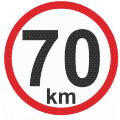 Samolepka reflexná veľká - 70km AutoZulu Tuning.Cool