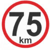 Samolepka reflexná veľká - 75km AutoZulu Tuning.Cool