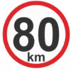 Samolepka reflexná veľká - 80km AutoZulu Tuning.Cool
