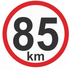 Samolepka reflexná veľká - 85km AutoZulu Tuning.Cool