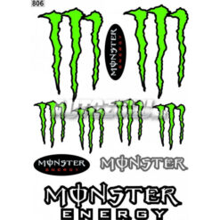 Samolepka set Monster zelená AutoZulu Tuning.Cool