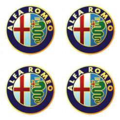 Samolepky živicové 3D ALFA ROMEO 4ks AutoZulu Tuning.Cool