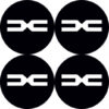 Samolepky živicové 3D DACIA nové logo 4ks AutoZulu Tuning.Cool