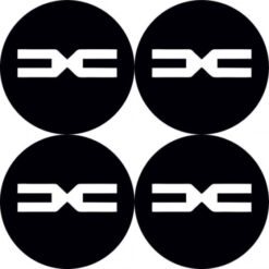 Samolepky živicové 3D DACIA nové logo 4ks AutoZulu Tuning.Cool