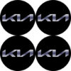 Samolepky živicové 3D KIA nové logo 4ks AutoZulu Tuning.Cool