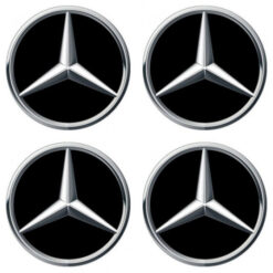 Samolepky živicové 3D MERCEDES 4ks AutoZulu Tuning.Cool