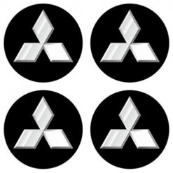 Samolepky živicové 3D Mitsubischi 4ks AutoZulu Tuning.Cool