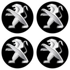 Samolepky živicové 3D PEUGEOT 4ks AutoZulu Tuning.Cool