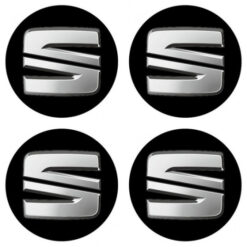 Samolepky živicové 3D SEAT 4ks AutoZulu Tuning.Cool