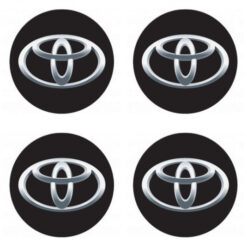Samolepky živicové 3D TOYOTA 4ks AutoZulu Tuning.Cool