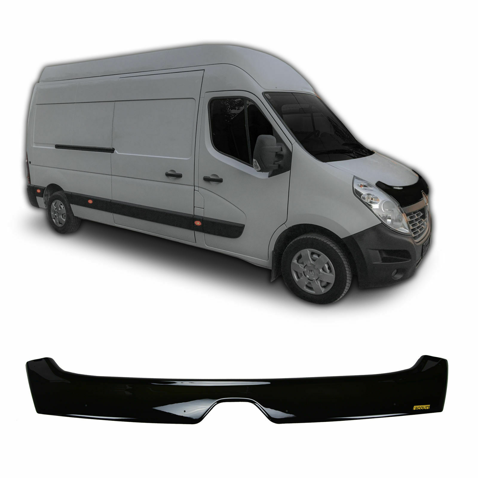 Scoutt Plastový kryt kapoty - Renault Master 2014-2019 Scoutt Tuning.Cool
