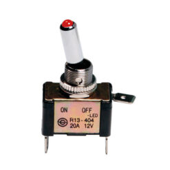 Spínač páčkový 12 V 20 A červený Model 4 Lampa Tuning.Cool