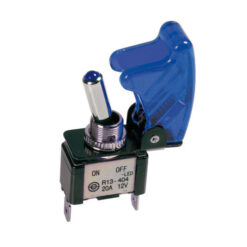 Spínač páčkový 12 V 20 A modrý Model 4 Lampa Tuning.Cool