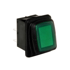 Spínač so zeleným indikátorom