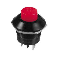 Vypínač tlačítkový červený