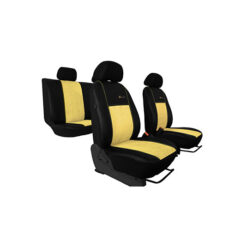 Výpredaj - Poťahy pre DACIA Sandero III (2021 viac ) Exclusive Alcantara (Alcantara-koža) béžová  Tuning.Cool