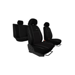 Výpredaj - Poťahy pre HONDA HRV II (2015-2018) Exclusive Alcantara (Alcantara-koža)-čierne Pok-ter Tuning.Cool