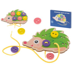 Vzdelávacia súprava na učenie sa šiť gombíky Ježko  Tuning.Cool