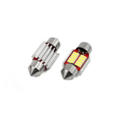 Žiarovky LED CANBUS 10smd 4014 Festoon 31mm White 12V/24V (2ks) Amio Tuning.Cool