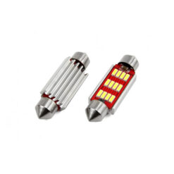 Žiarovky LED CANBUS 12SMD 4014 Festoon 41mm White 12V/24V (2ks) Amio Tuning.Cool
