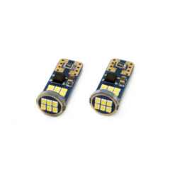 Žiarovky LED CANBUS 18SMD UltraBright 2016 T10e (W5W) White 12V/24V (2ks) Amio Tuning.Cool