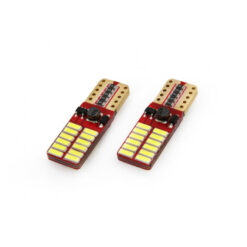 Žiarovky LED CANBUS 24SMD 4014 T10e (W5W) White 12V/24V (2ks) Amio Tuning.Cool