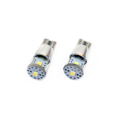 Žiarovky LED CANBUS 3SMD 2835 T10e (W5W) ALU White 12V/24V (2ks) Amio Tuning.Cool